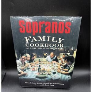 Sopranos Family Cookbook As Compiled Artie Bucco Michele Scicolone HC Italian